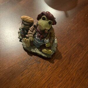 Boyds Bears Wee Folkstone Ribbit & Co Jacques Grenouille The Wine Taster #36702